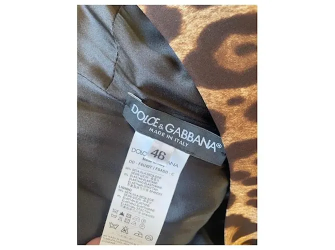 DOLCE & GABBANA DDF6T42T/FSADDC ESTAMPADO DE LEOPARDO 