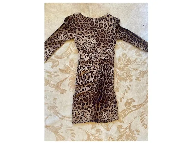 DOLCE & GABBANA DDF6T42T/FSADDC ESTAMPADO DE LEOPARDO 