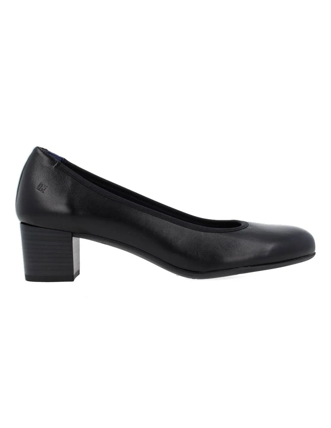 DORKING  ZAPATO TACóN GEMINIS NEGRO