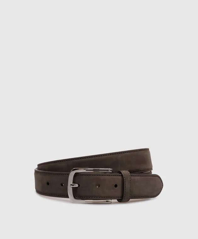 Enrico Mandelli Brown nubuck strap