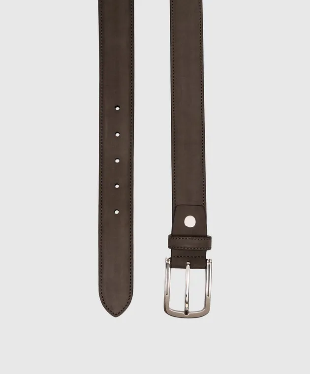 Enrico Mandelli Brown nubuck strap