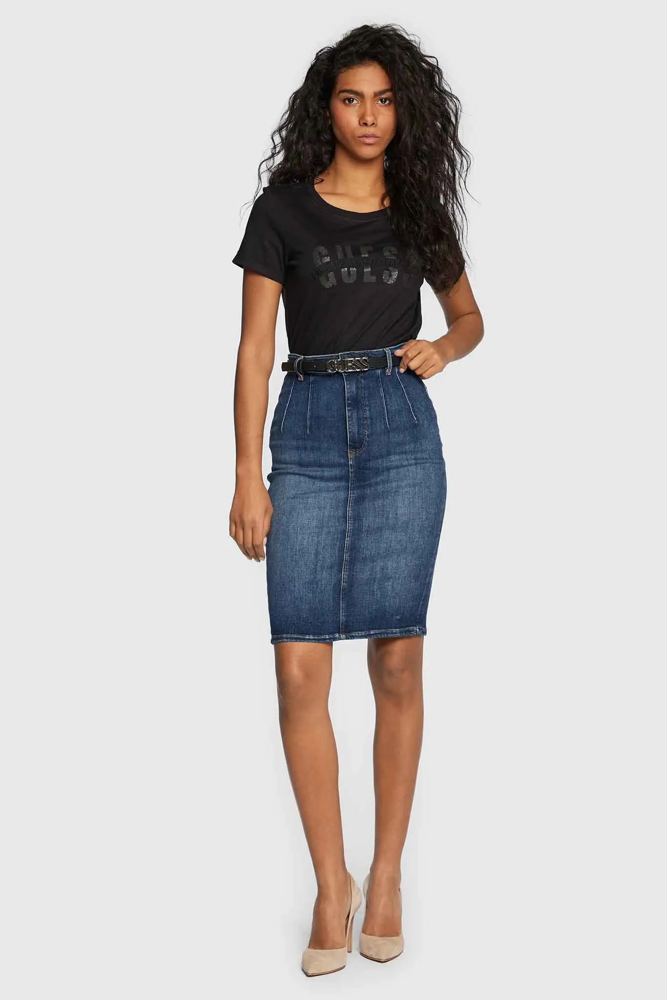 Falda para mujer de Guess Jeans – W3RD06D4Q02