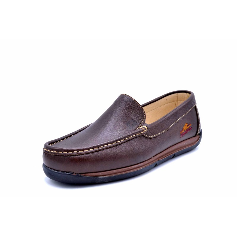 Fluchos 3190 brandy | Mocasín de piel para hombre