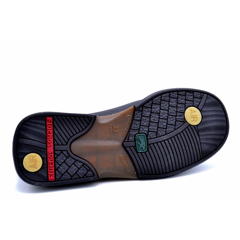 Fluchos 3461 negro | Mocasín de piel para hombre