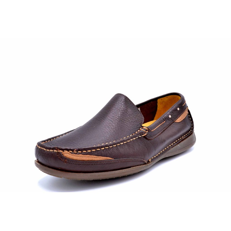 Fluchos 7115 brandy | Mocasín de piel para hombre