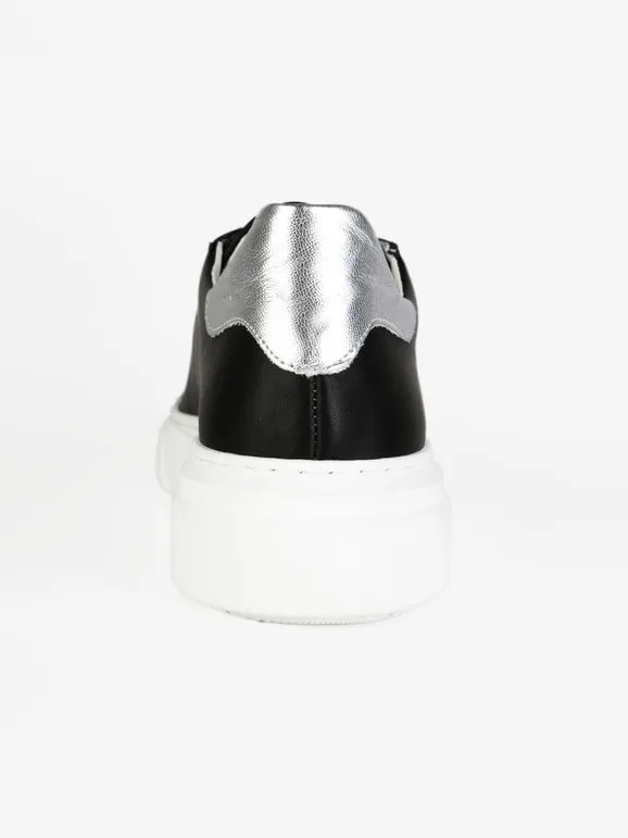 Freetime Zapatillas de cuero negras
