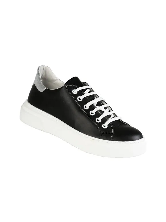 Freetime Zapatillas de cuero negras