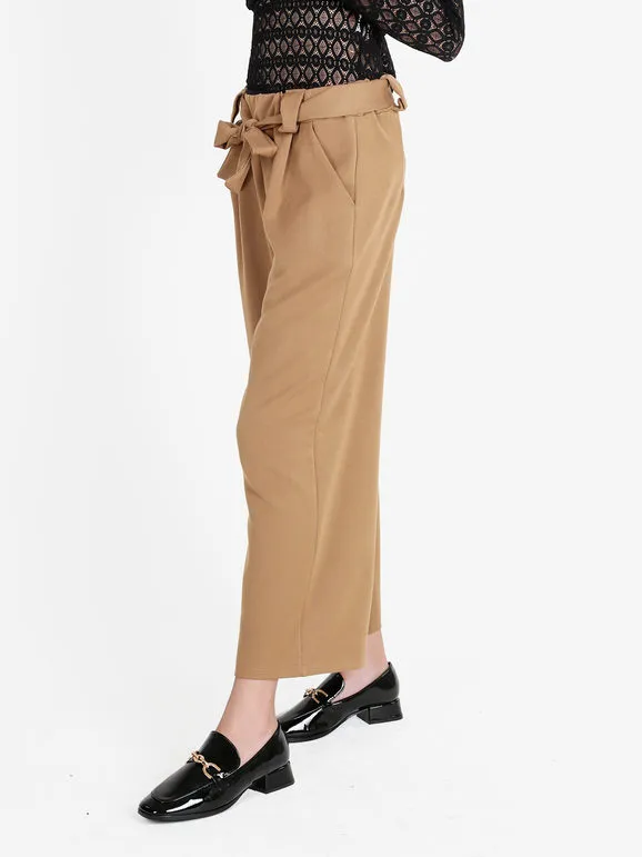 Frenetika Pantalón palazzo de mujer color liso
