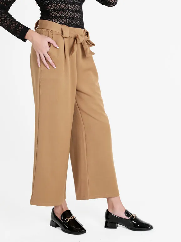Frenetika Pantalón palazzo de mujer color liso