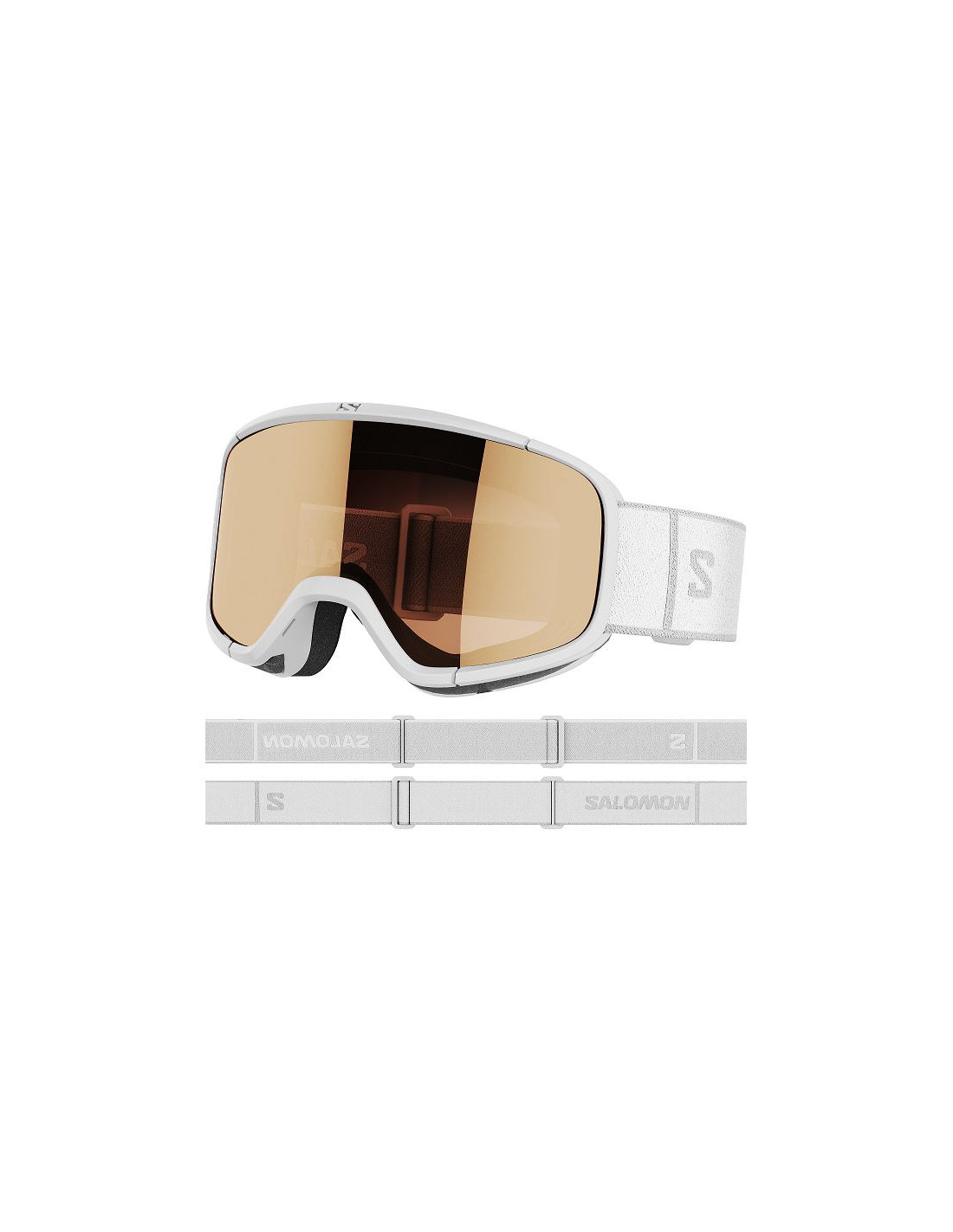 Gafas de Esquí y Snow Salomon Aksium 2.0 Access Blanco