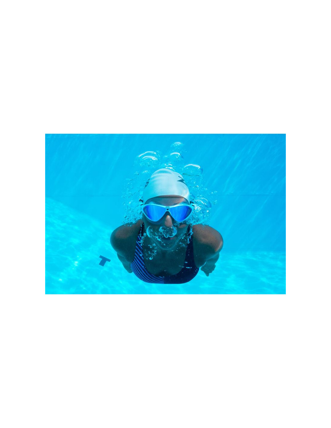 Gafas de Natación Zoggs Horizon Flex Mask Titanium Clear Blanco