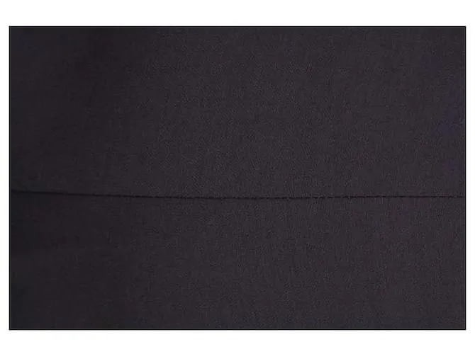 GIANNI VERSACE Pantalón azul marino con lazos 