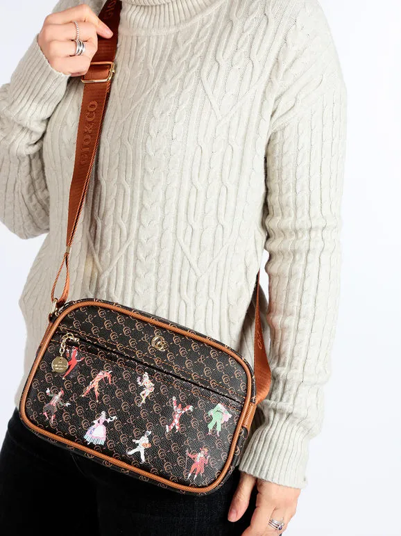 Gio&Co Bolso bandolera con estampados