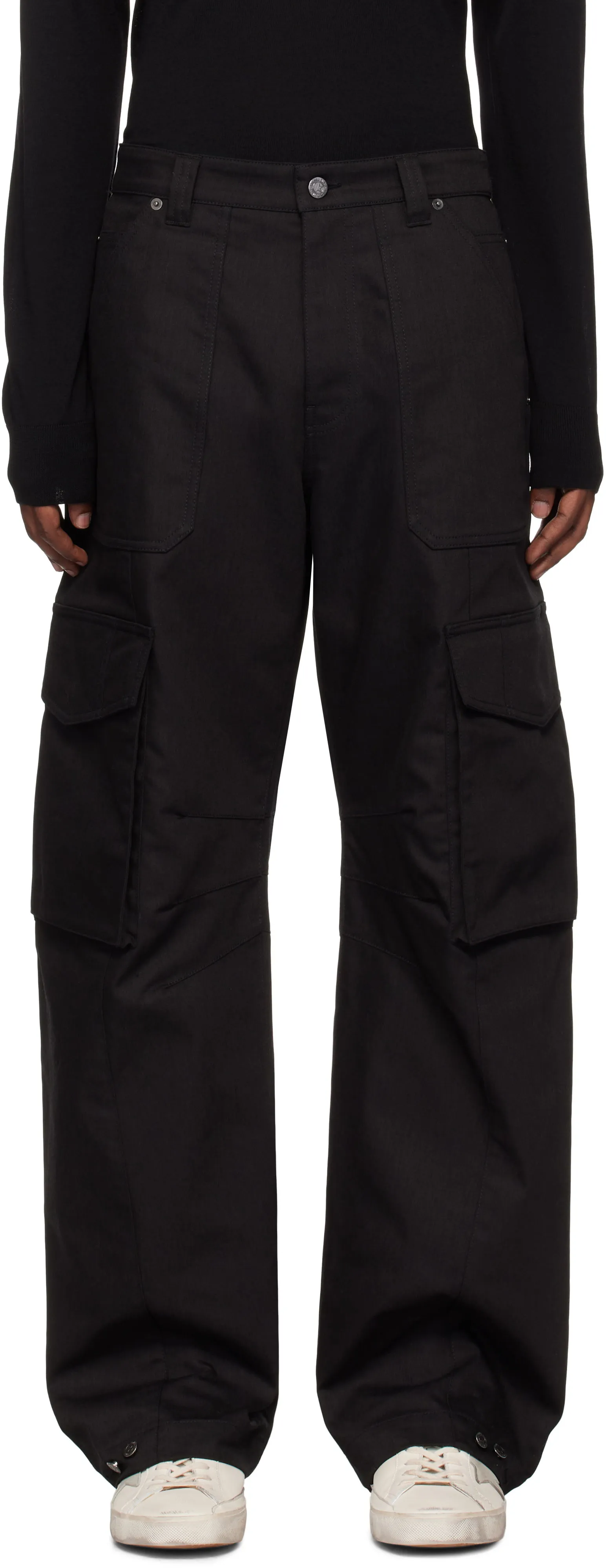 GOLDEN GOOSE WIDELEG CARGO PANTS