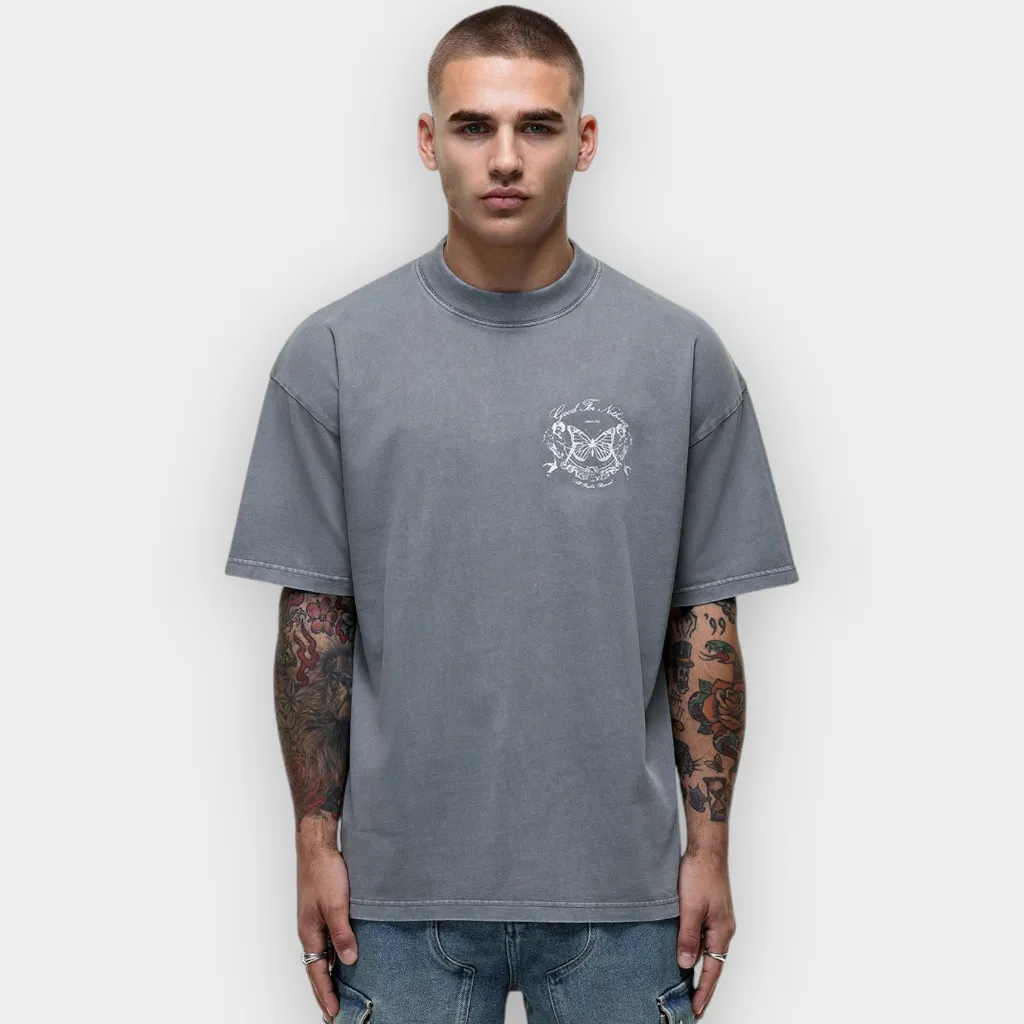 Good for nothing – Camiseta Renaissance washed grey