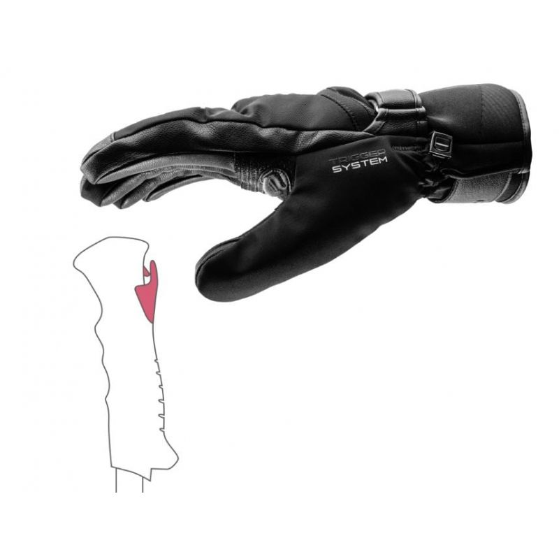 Guantes de esquí para mujer Leki Stormlite 3D (negro)