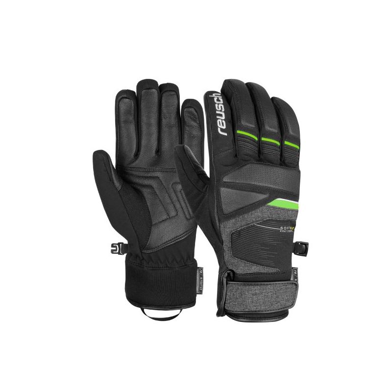 GUANTES DE ESQUí REUSCH STORM RTEX XT (BLCK/BLCK MEL/NEON GREEN)