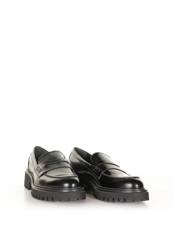 GUGLIELMO ROTTA MOCASINES  NEGRO