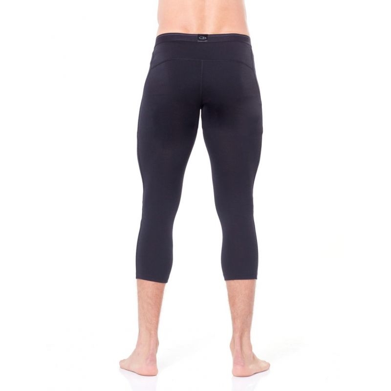 Hombre Leggings 200 Oasis Icebreaker sin piernas (Black/Monsoon)