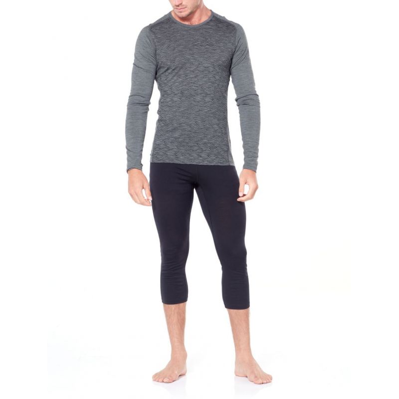 Hombre Leggings 200 Oasis Icebreaker sin piernas (Black/Monsoon)