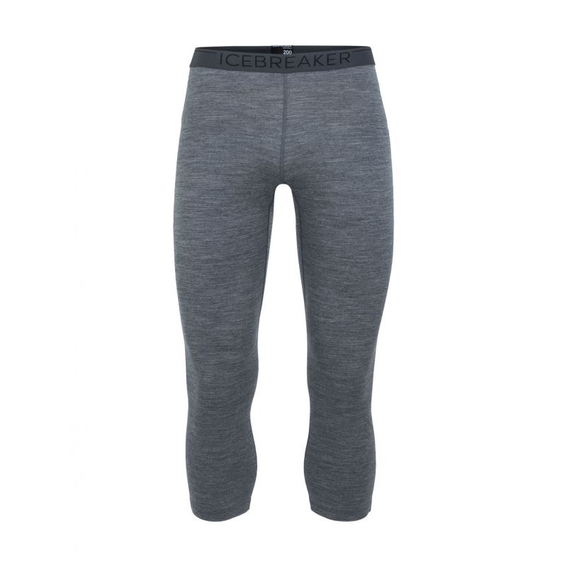 Hombre Leggings 200 Oasis Icebreaker sin piernas (Gristone Heather)