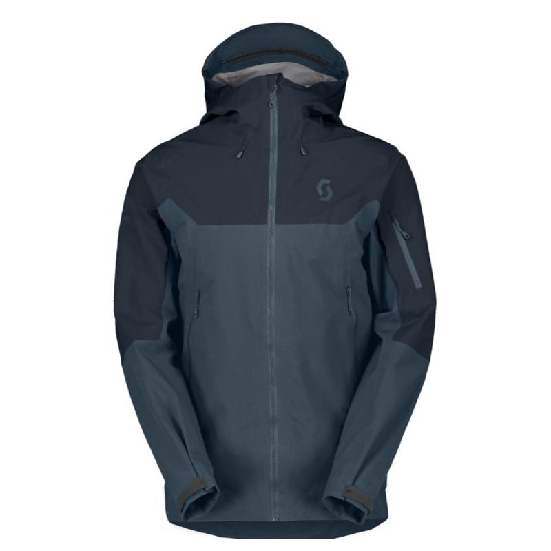 Hombres Scott Chaqueta Explorair 3L (azul oscuro/azul metálico) chaqueta esquí de travesía