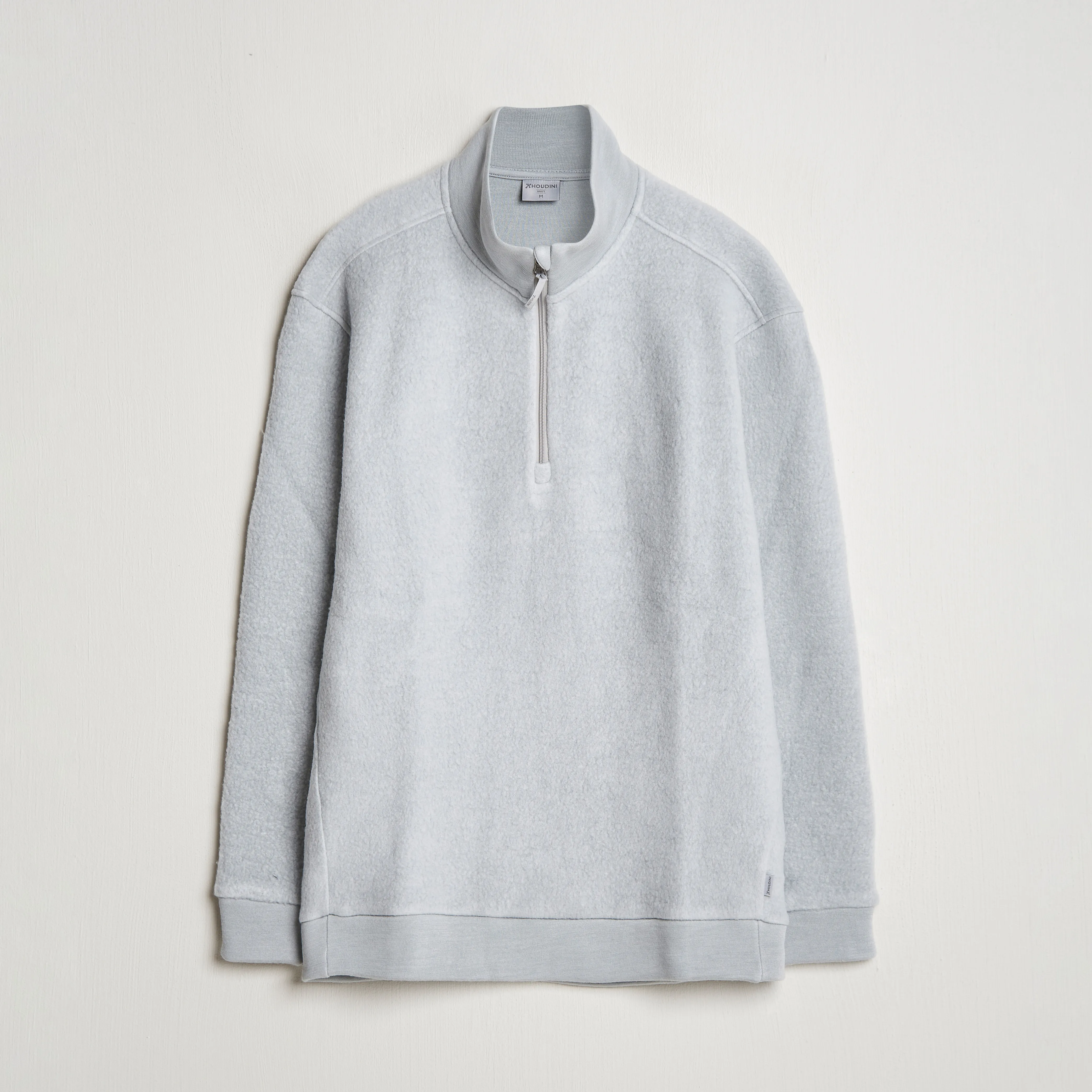 Houdini Alto Wool/Tencel Half Zip Cloudy Grey
