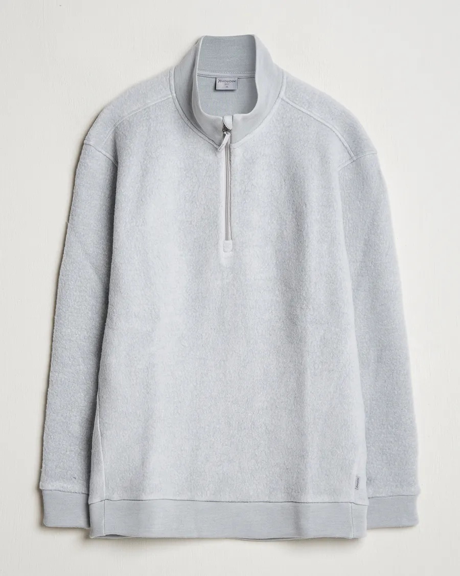 Houdini Alto Wool/Tencel Half Zip Cloudy Grey