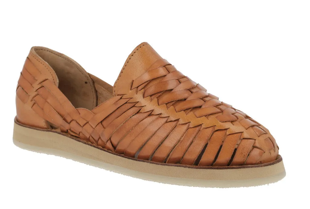 Huaraches trenzados con plataforma Sahuayo alto