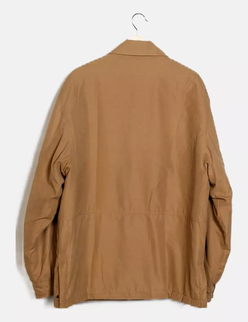 In Extenso Abrigo beige abotonado