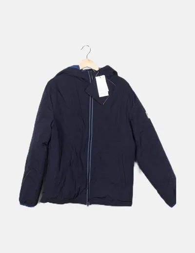 Jack & Jones Chaqueta impermeable azul marino