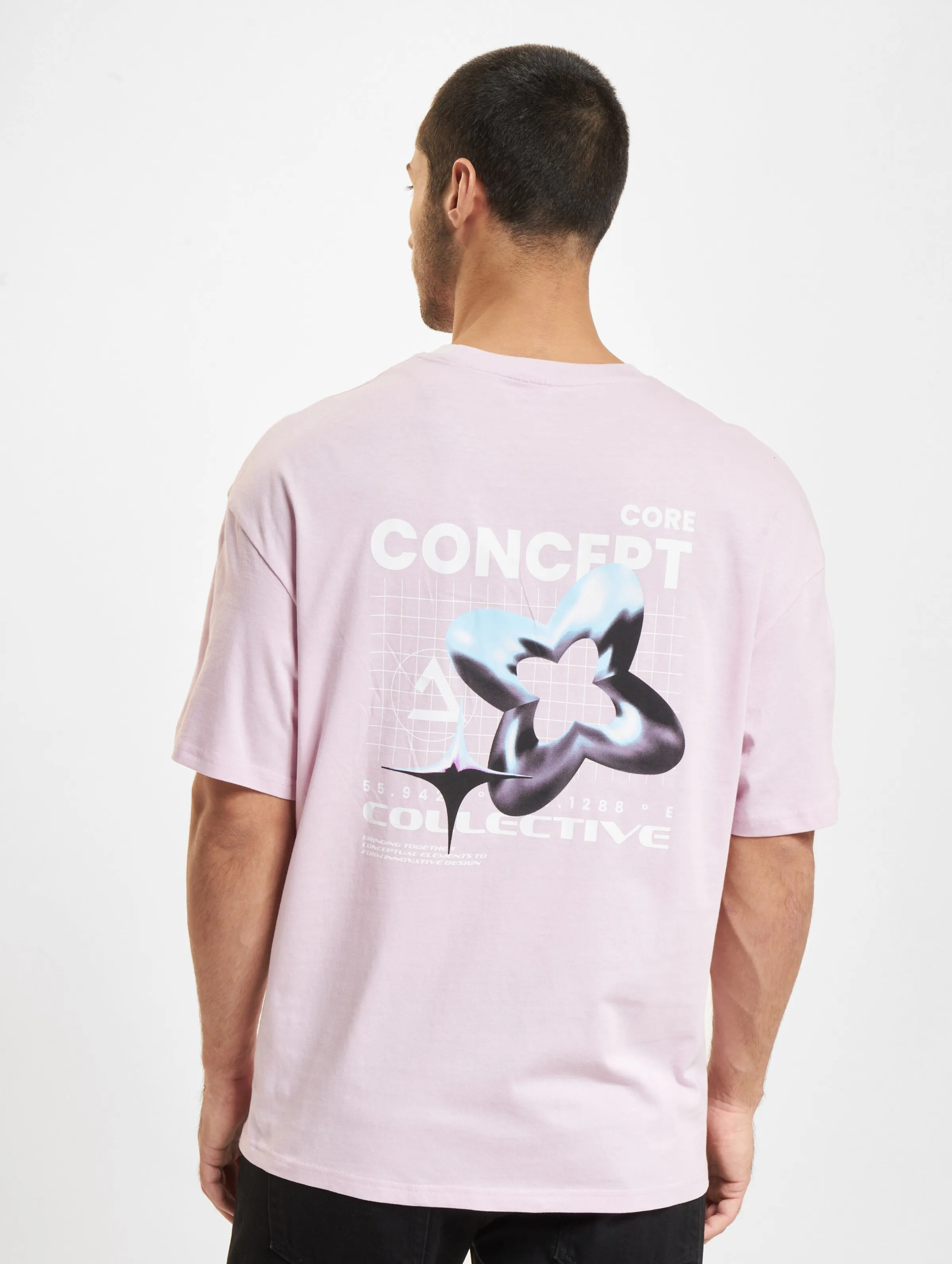 Jack & Jones Flower Text Crew Neck