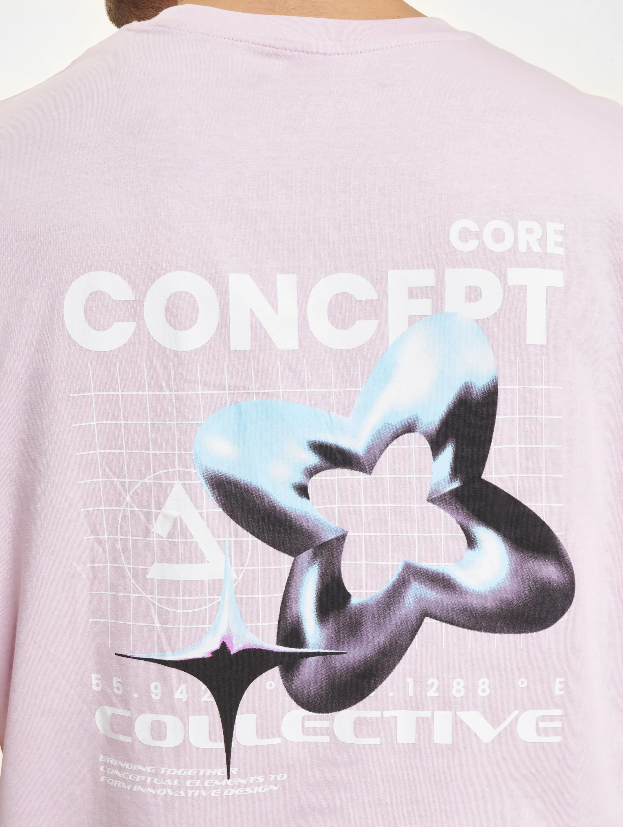 Jack & Jones Flower Text Crew Neck