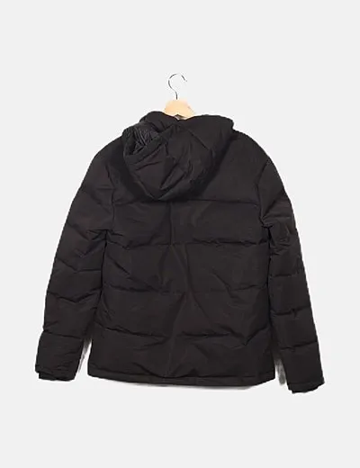 Jack & Jones Plumas negro con cremallera