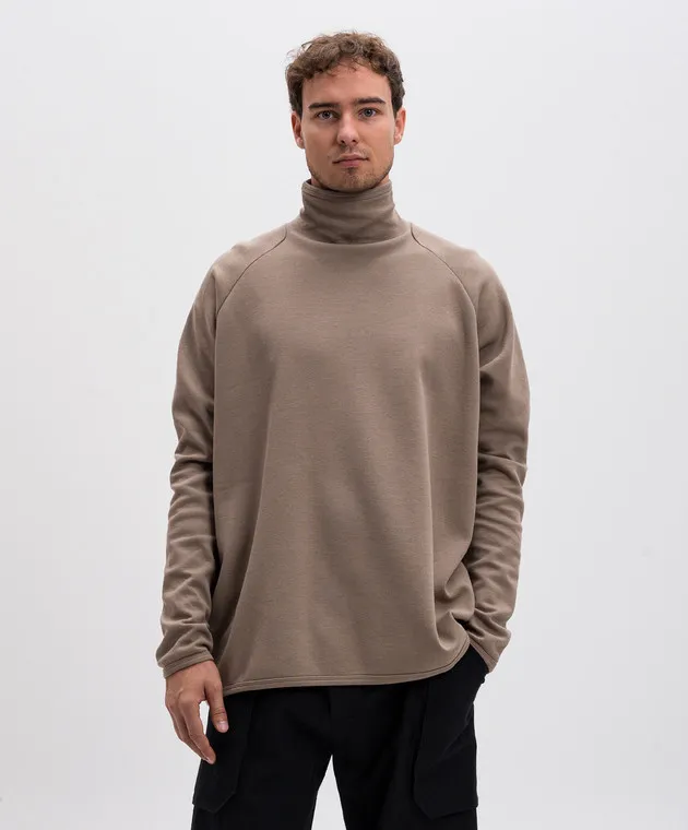 Jan Jan Van Essche Beige longsleeve with silk