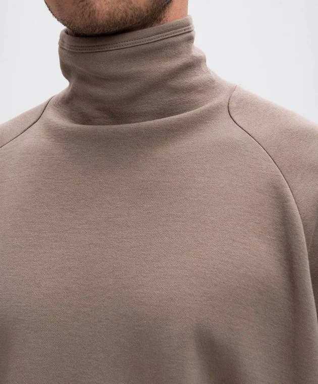Jan Jan Van Essche Beige longsleeve with silk