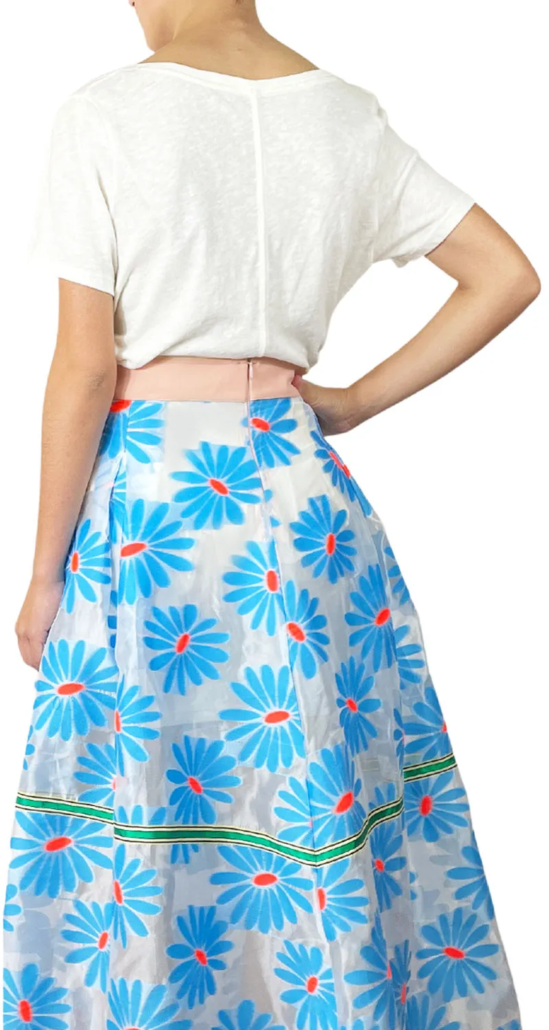 JAZMIN CHEBAR Polera Blanca Cuello V