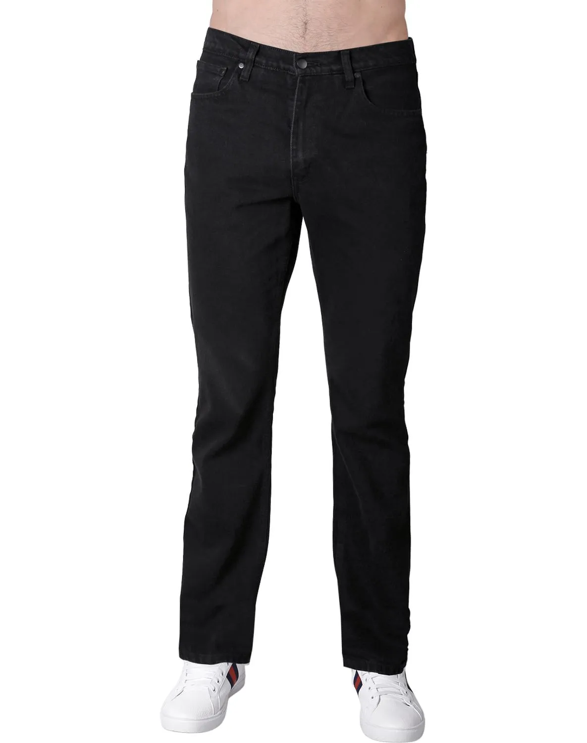 Jeans Hombre Básico Regular Negro Stfashion 63104416