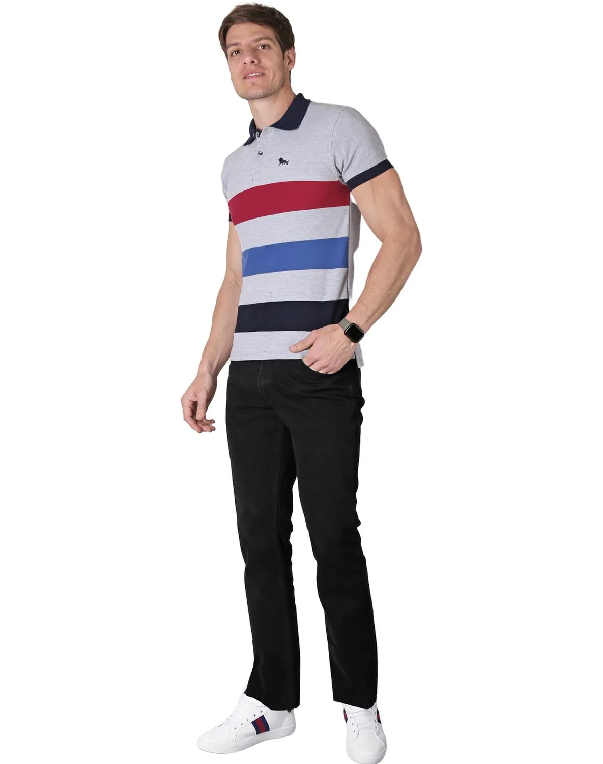 Jeans Hombre Básico Regular Negro Stfashion 63104416