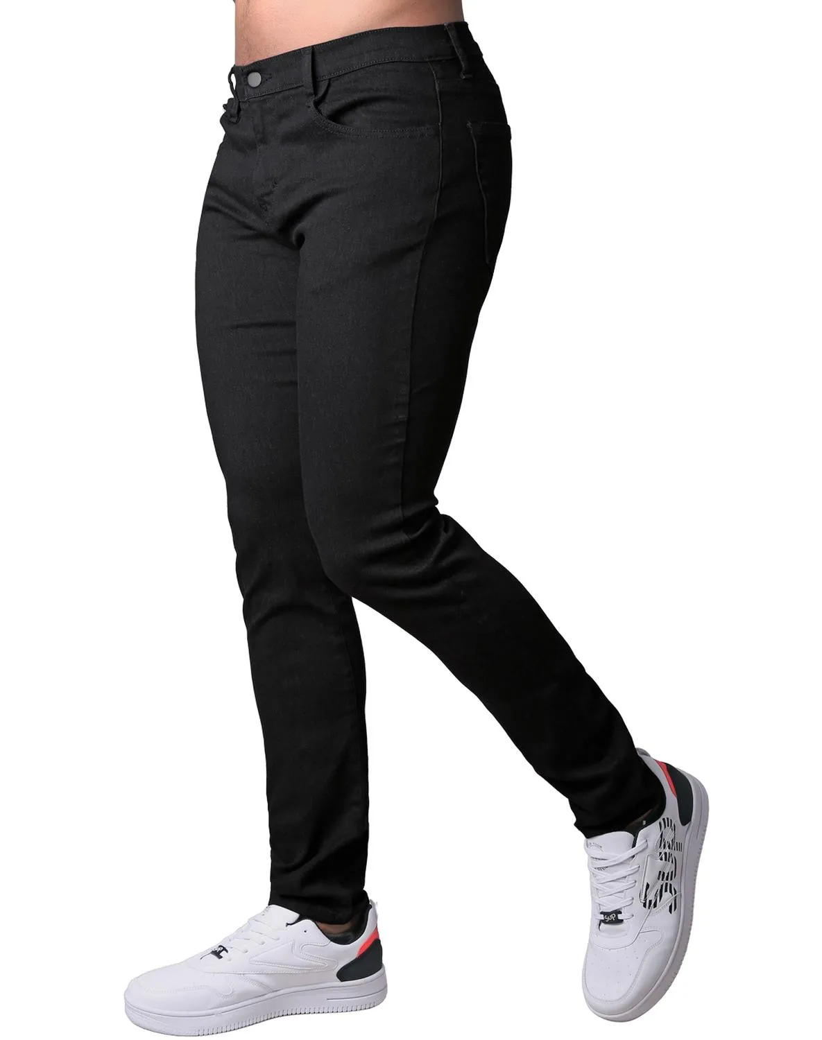 Jeans Hombre Básico Skinny Negro Stfashion 63104425