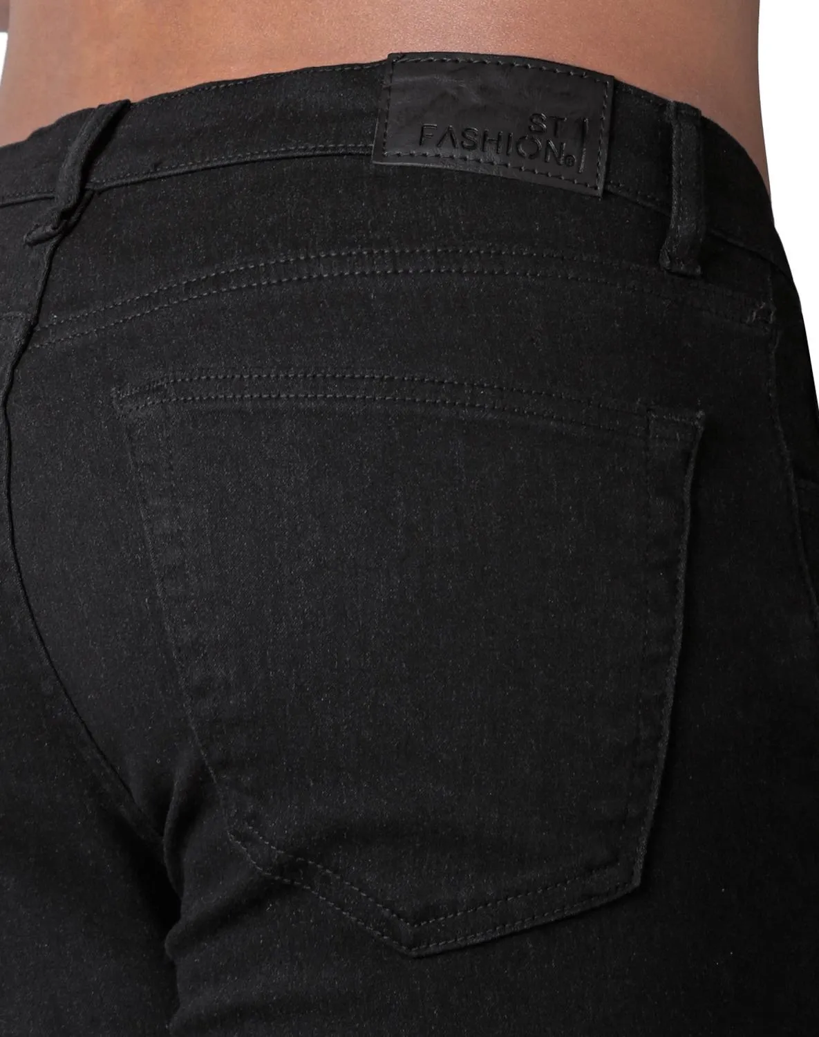 Jeans Hombre Básico Skinny Negro Stfashion 63104425