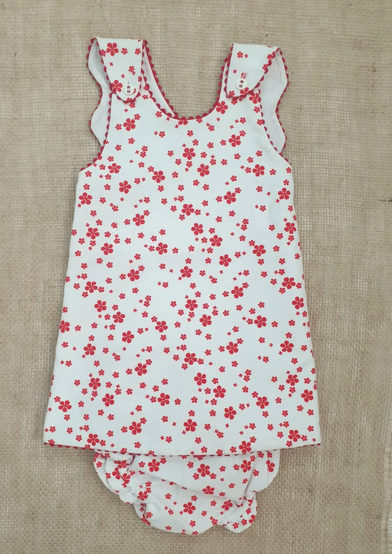 Jesusito con braguitas bebé niña 171353 Rojo