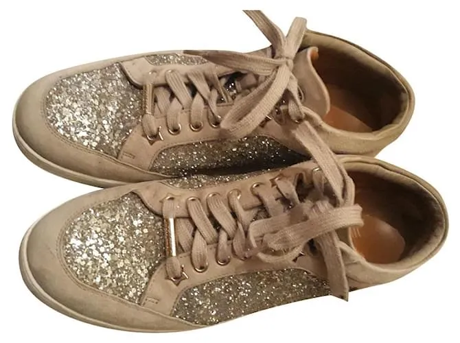 Jimmy Choo CESTA Plata Beige 