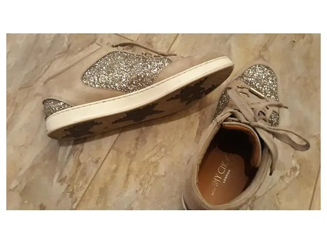 Jimmy Choo CESTA Plata Beige 