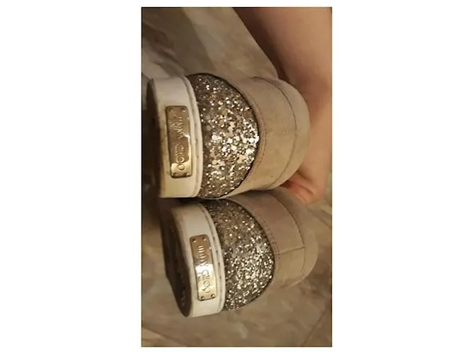 Jimmy Choo CESTA Plata Beige 