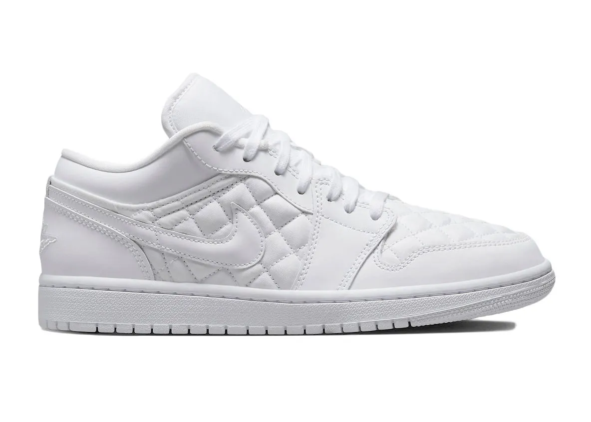 Jordan Air Jordan 1 Low Quilted White (W)