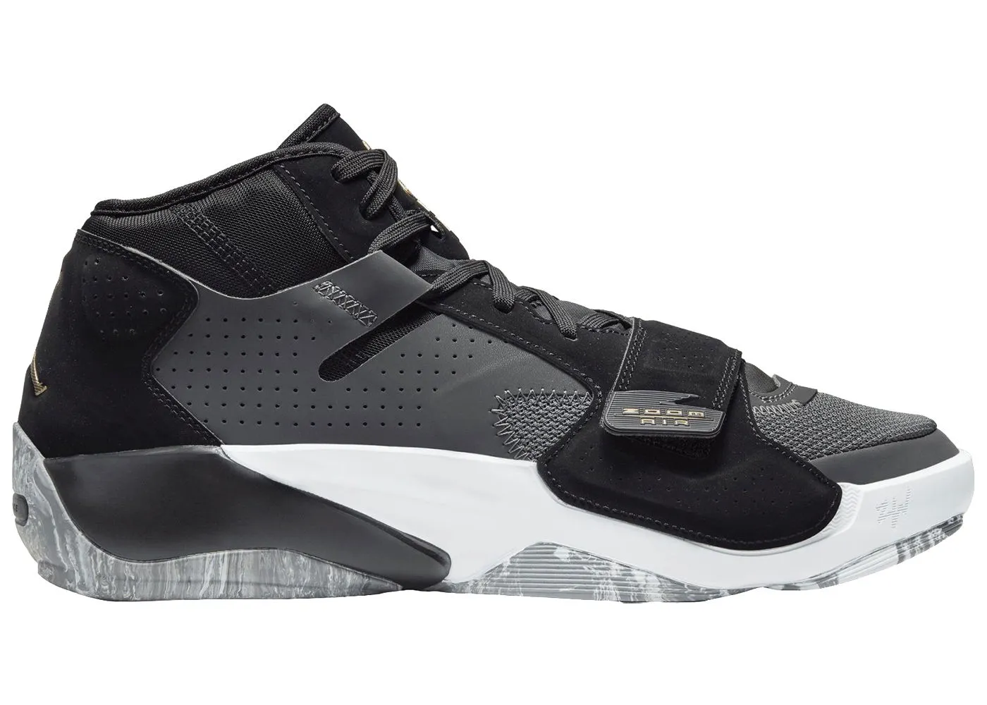 Jordan Jordan Zion 2 Black Metallic Gold