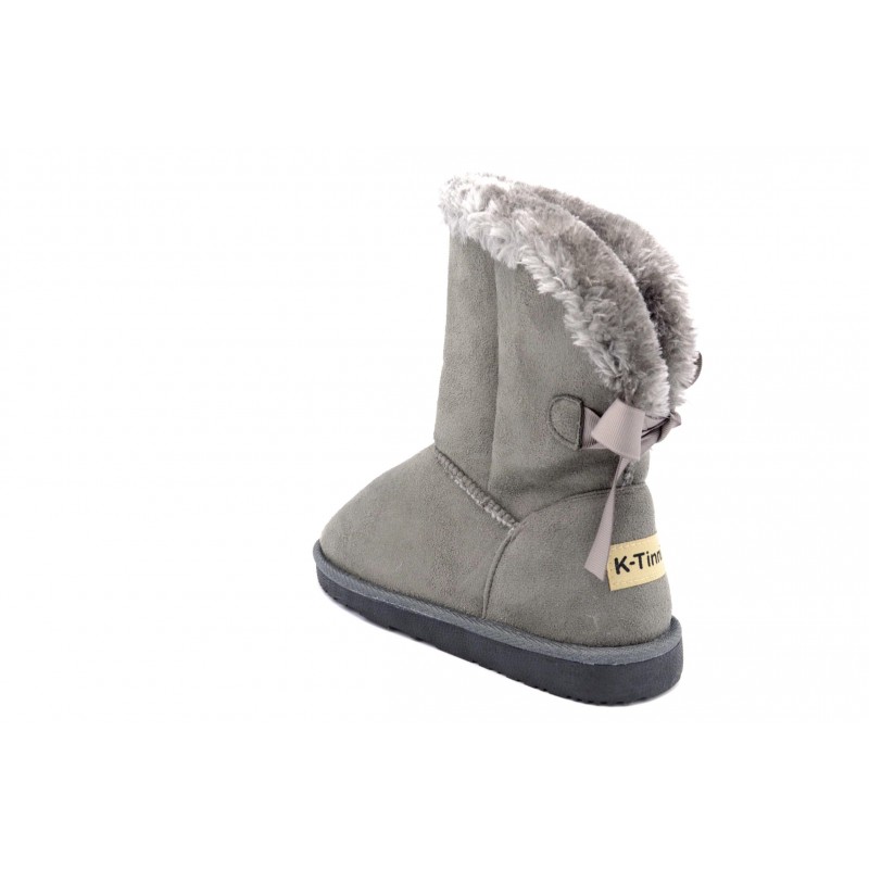 KTINNI KSS13794 GRIS  BOTA AUSTRALIANA PARA NIñA
