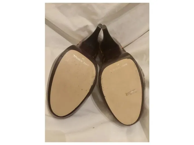 Kurt Geiger Piel de becerro estilo poni Mary Janes Estampado de leopardo 