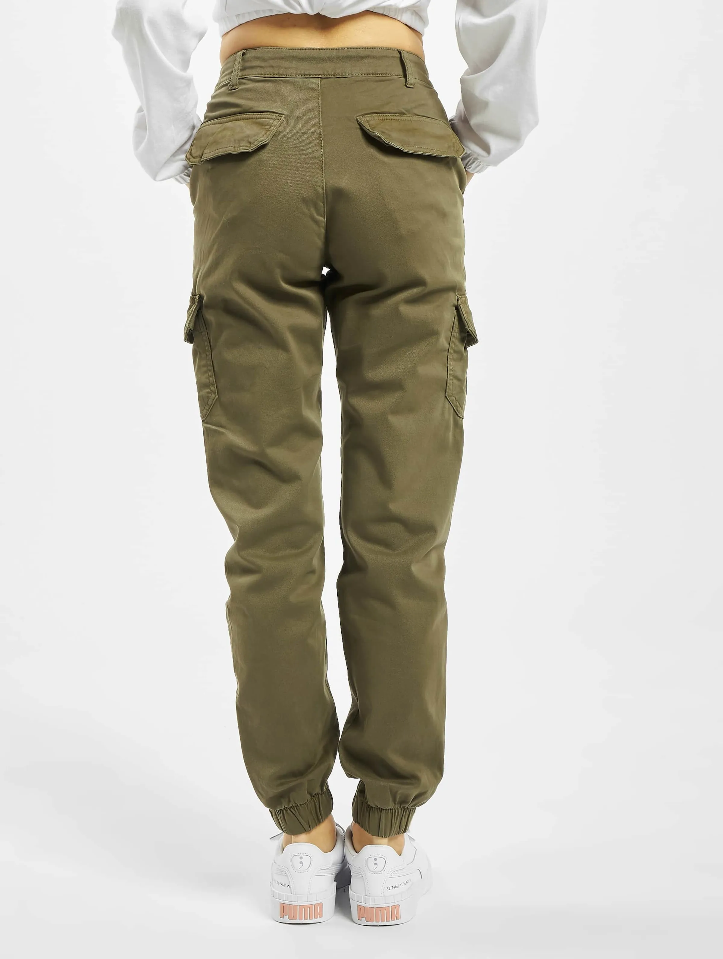 Ladies High Waist Cargo